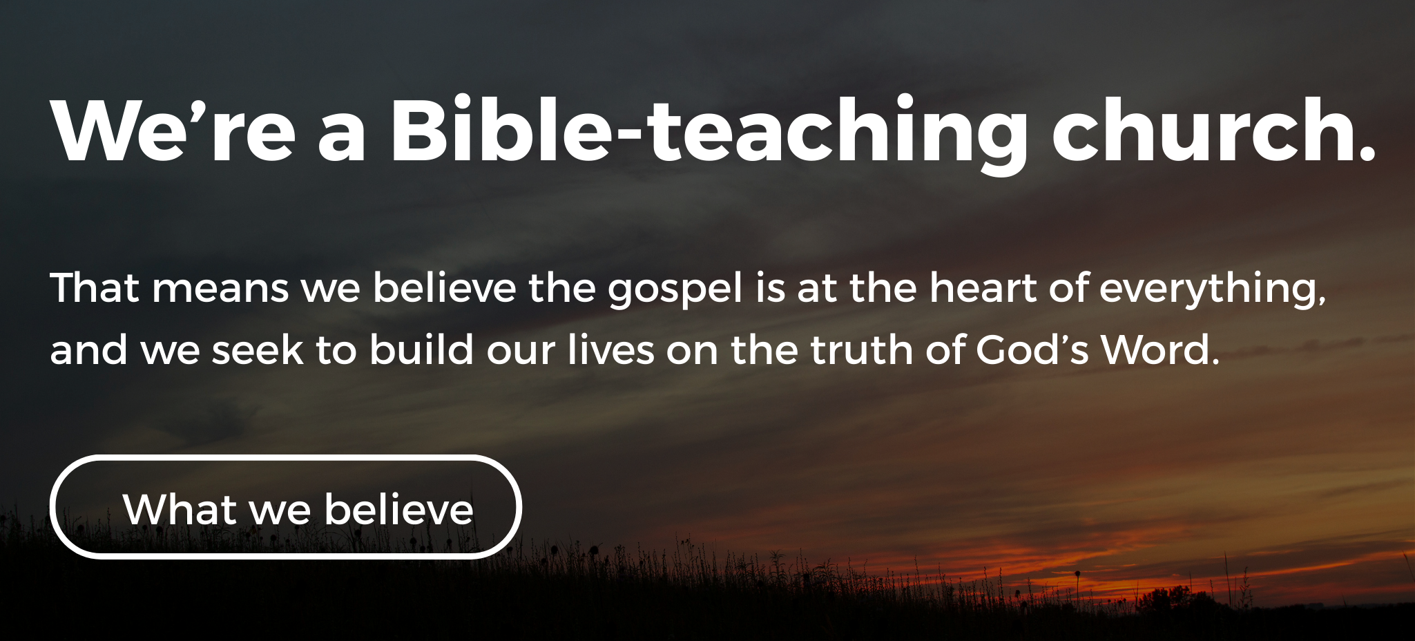 Bible teaching church